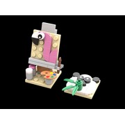 Creative Wildlife Panda and Flamingo