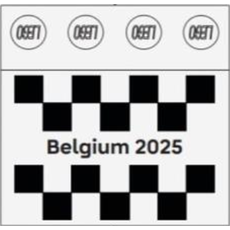 2025 Formula 1 Belgian Grand Prix Tile (set 6597571-1)