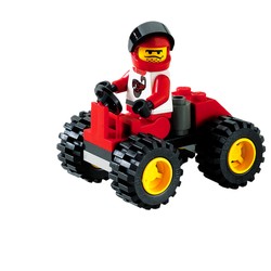 Red Four Wheel Driver