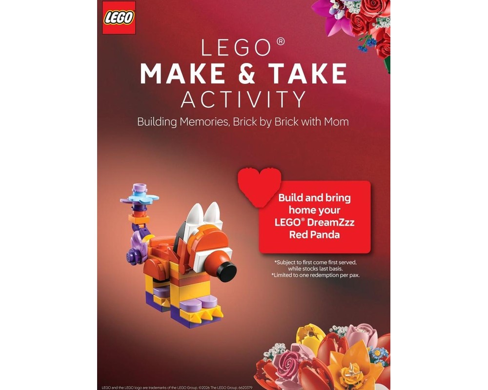 LEGO Set 6620379-1 Red Panda (2026 Dreamzzz) | Rebrickable - Build with ...