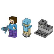 Steve with Armor Stand and Blast Furnace