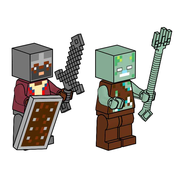 Netherite Knight and Zombie