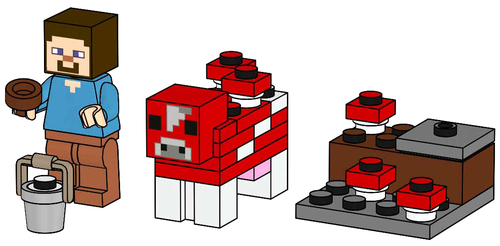 Steve and Mooshroom