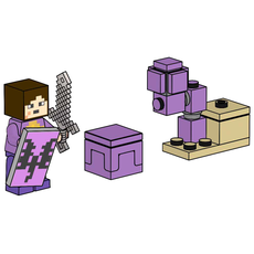 End Warrior and Shulker (set 662413-1)