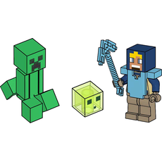 Hero with Slime and Creeper (set 662508-1)