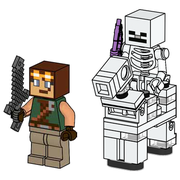 Hero with Skeleton and Skeleton Horse