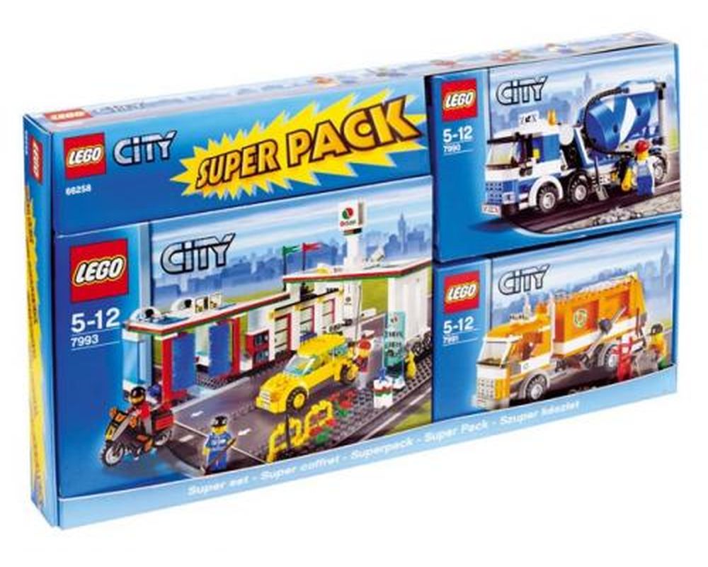 LEGO Set 66258-1 City Super (2008 City) | Rebrickable - Build with LEGO