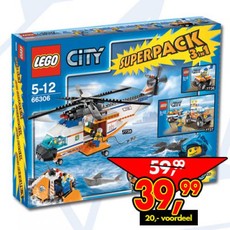 City Coast Guard Super Pack 3 in 1 (set 66306-1)