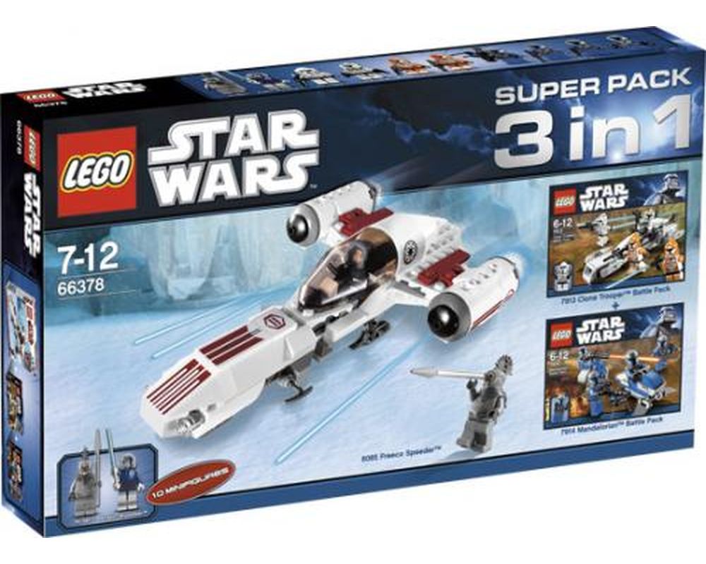 Lego Set 66378-1 Star Wars Super Pack 3 In 1 (2011 Star Wars) | Rebrickable  - Build With Lego