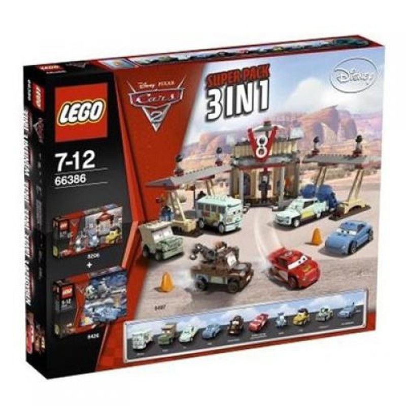 LEGO Set 66386-1 Cars 2 Super Pack 3 in 1 (2011 Cars) | Rebrickable ...