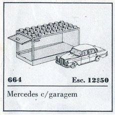 1:87 Mercedes 220 S (set 664-2)