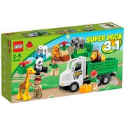 LEGO Set 6172-1 Zoo Truck (2012 Duplo > Town) | Rebrickable Build with LEGO