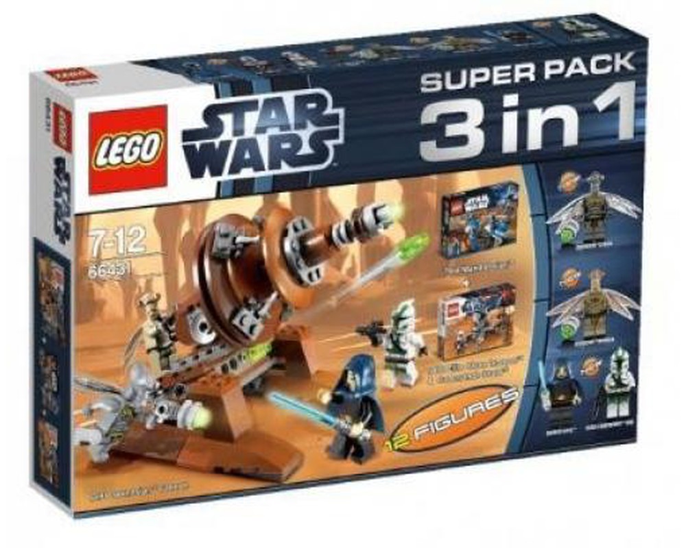 Set 66431-1 Star Wars Super 3 in 1 (2012 Star Wars) | Rebrickable - Build with LEGO