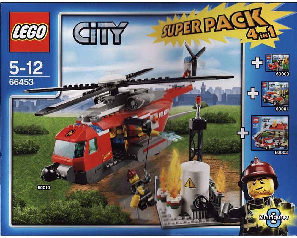 Set 66453-1 City Super Pack 4 in 1 (2013 City > Rebrickable - Build with LEGO