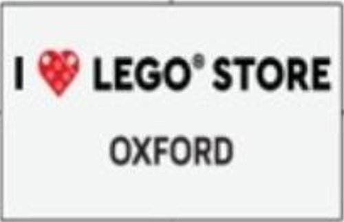I [Heart] LEGO Store Oxford Tile