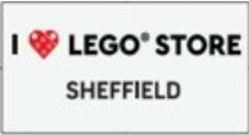 I [Heart] LEGO Store Sheffield Tile