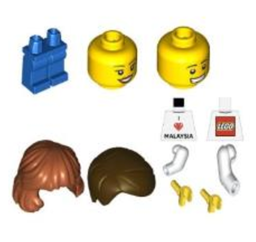 I Love Malaysia Minifigures