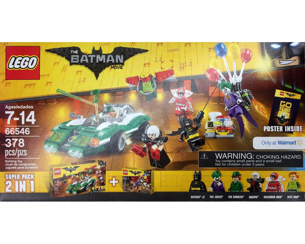 LEGO Set 66546-1 The LEGO Batman Movie Super Pack 2 in 1 (2017