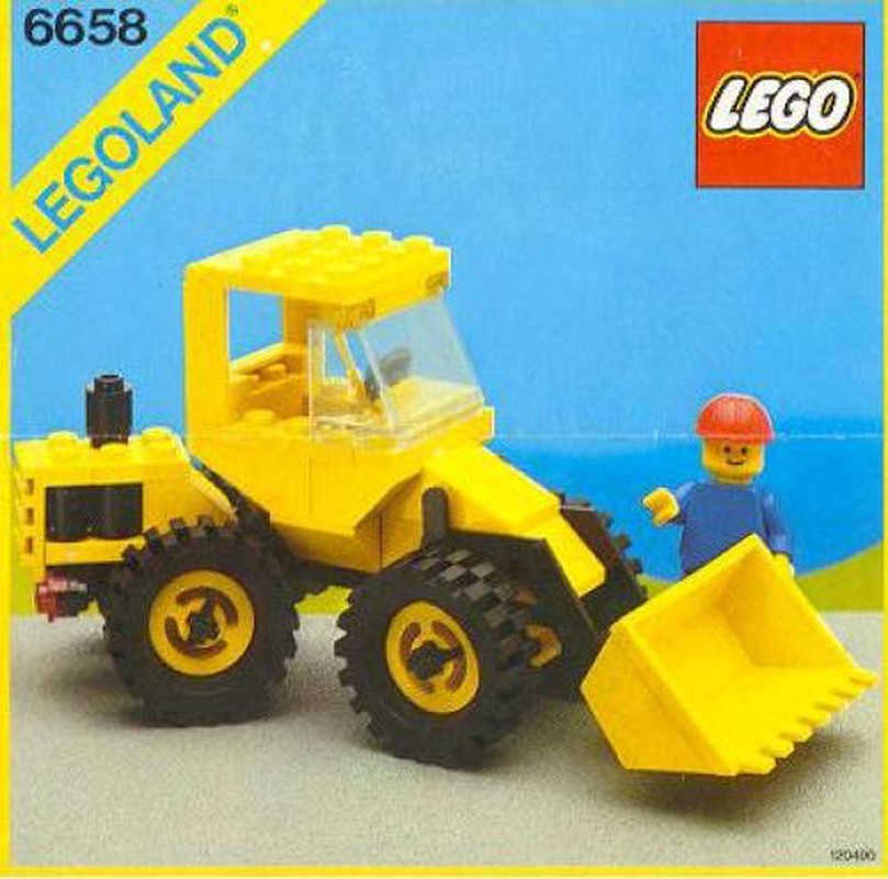 LEGO Set 6658-1 Bulldozer (1986 Town > Classic Town > Construction ...