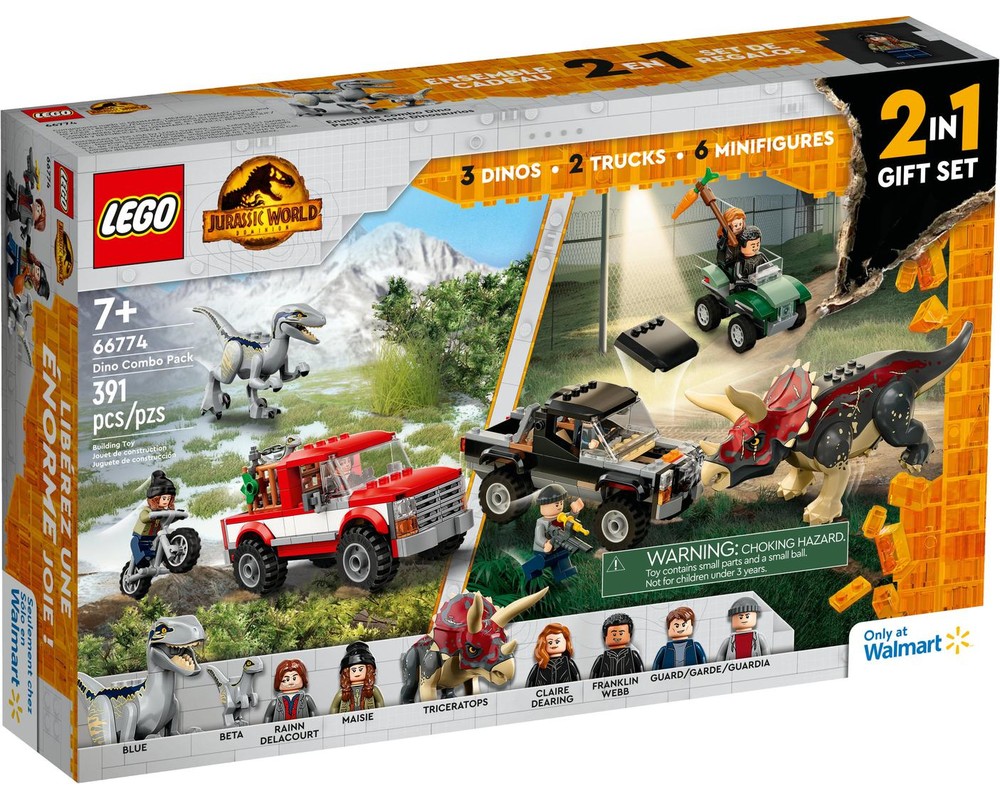 LEGO Set 66774-1 Dino Combo Pack (2023 Jurassic World