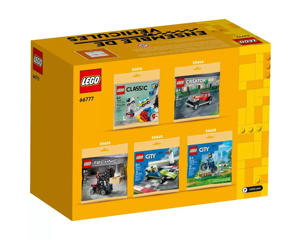 LEGO Set 667771 Vehicle Pack (2023 Value Packs) Rebrickable Build