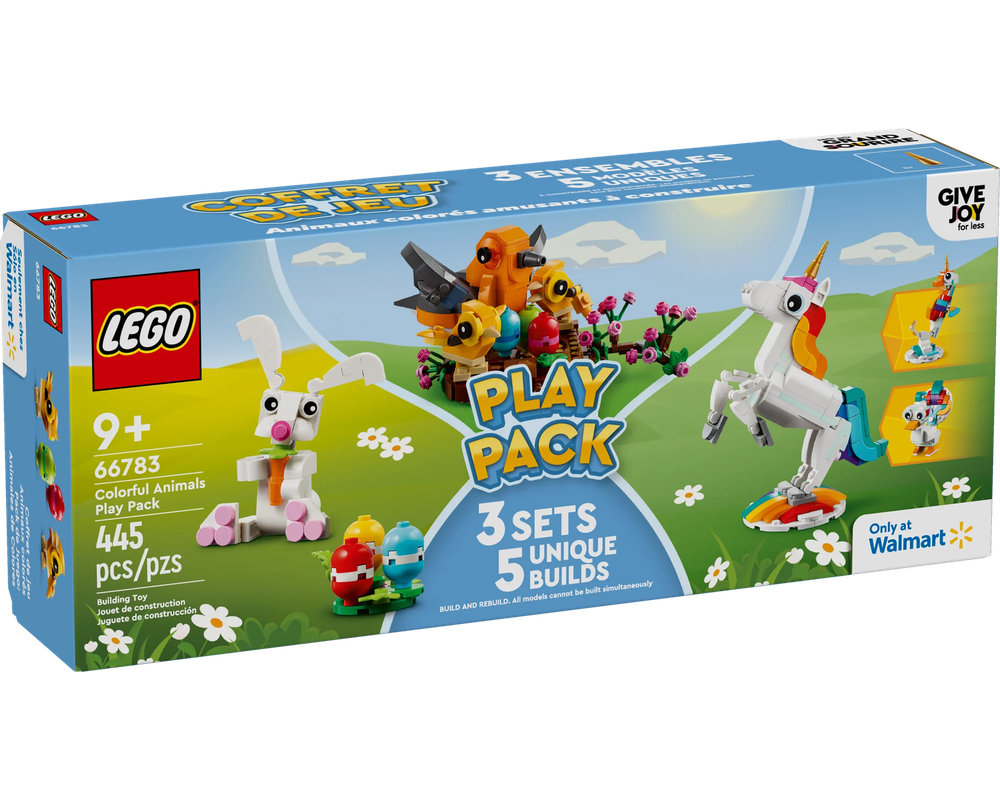 LEGO Set 66783-1 Colorful Animals Play Pack (2024 Seasonal > Easter ...