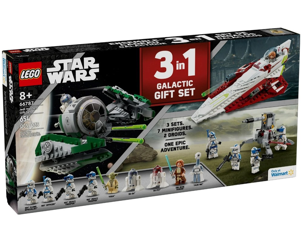LEGO Set 66787-1 Jedi Masters Gift Set (2024 Star Wars