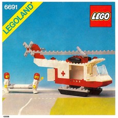 Red Cross Helicopter (set 6691-1)
