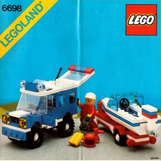 RV with Speedboat (set 6698-1)