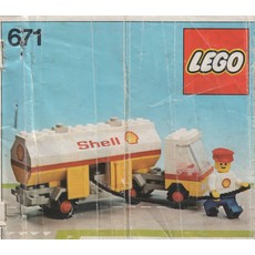 Shell Fuel Tanker (set 671-1)