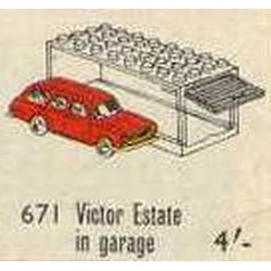 1:87 Vauxhall Victor Estate with Garage