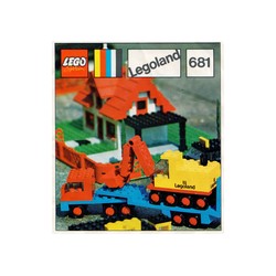 Low-Loader with 4 Wheel Excavator