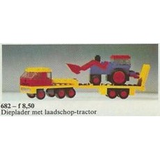 Low-Loader and Tractor (set 682-1)