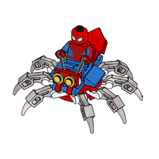 Spider-Man with Spider-Crawler (set 682404-1)