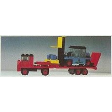 Low-Loader with Fork Lift Truck (set 684-1)