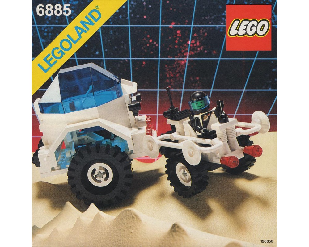 LEGO Set 6885-1 Saturn Base Main Team (Crater Crawler) (1988 Space