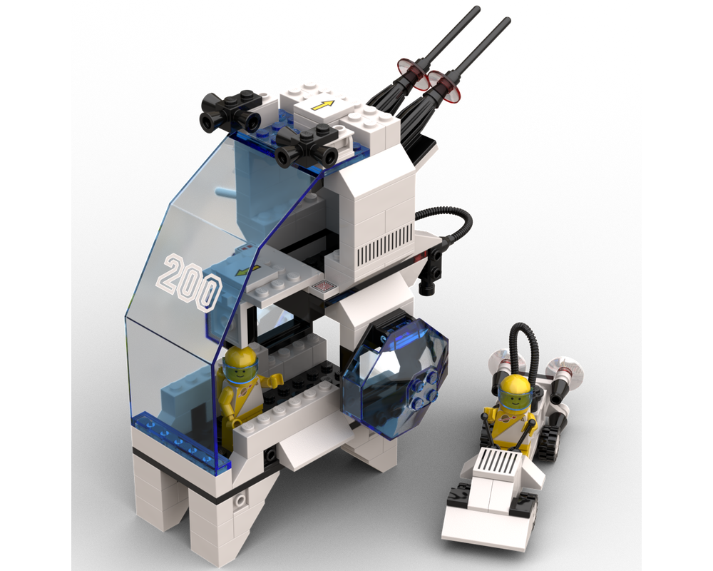 LEGO Set 6932-1-c2 Defender Base (1987 Space > Futuron) | Rebrickable ...