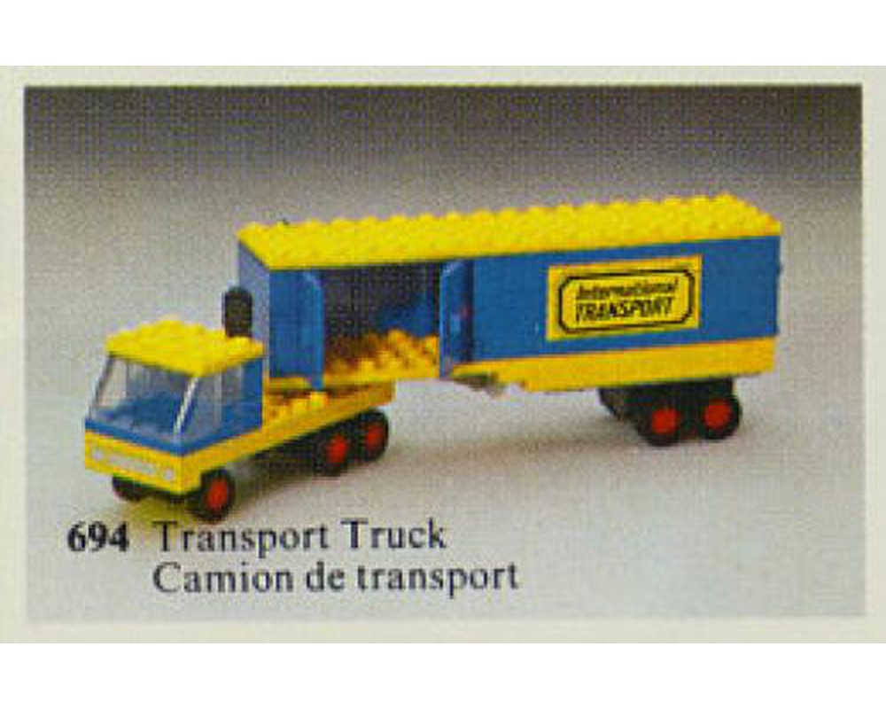 LEGO Set 694-1 Transport Truck (1975 Legoland > Vehicle