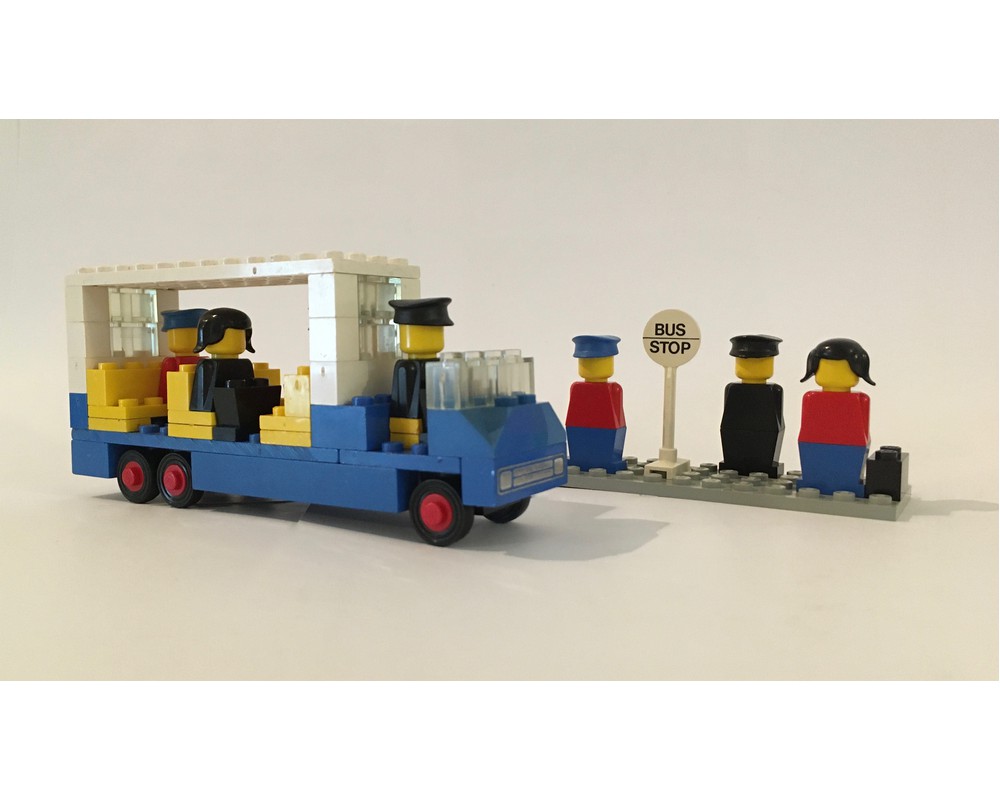 Lego Set 696-1 Bus Stop (1976 Legoland > Vehicle) 