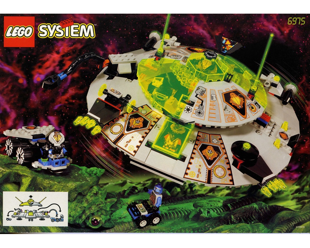 Desperat Victor klud LEGO Set 6975-1 Alien Avenger (1997 Space > UFO) | Rebrickable - Build with  LEGO