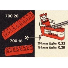 Individual 2 x 10 Bricks (set 700.20-1)