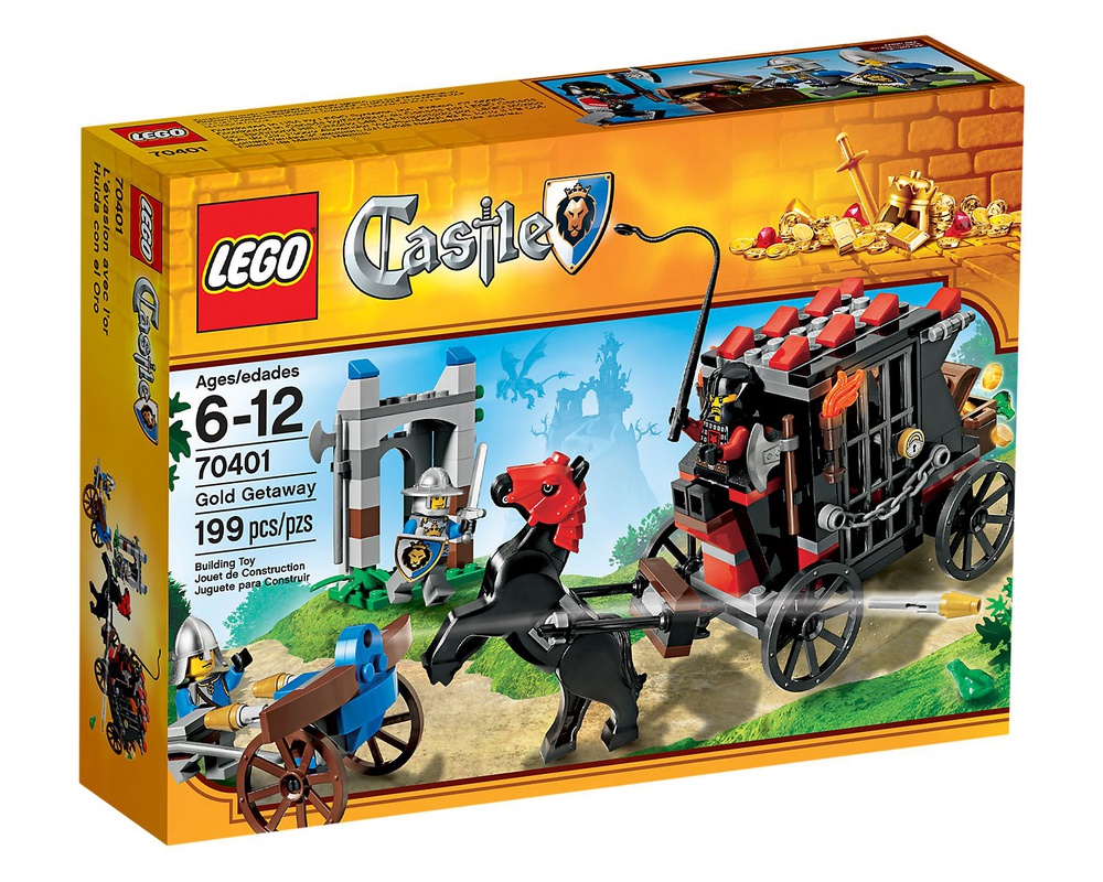 LEGO Set 70401-1 Gold Getaway (2013 Castle) | Rebrickable - Build