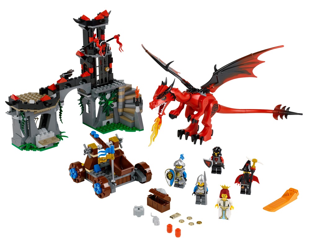 LEGO Set 70403-1 Dragon Mountain (2013 Castle) | Rebrickable - with LEGO