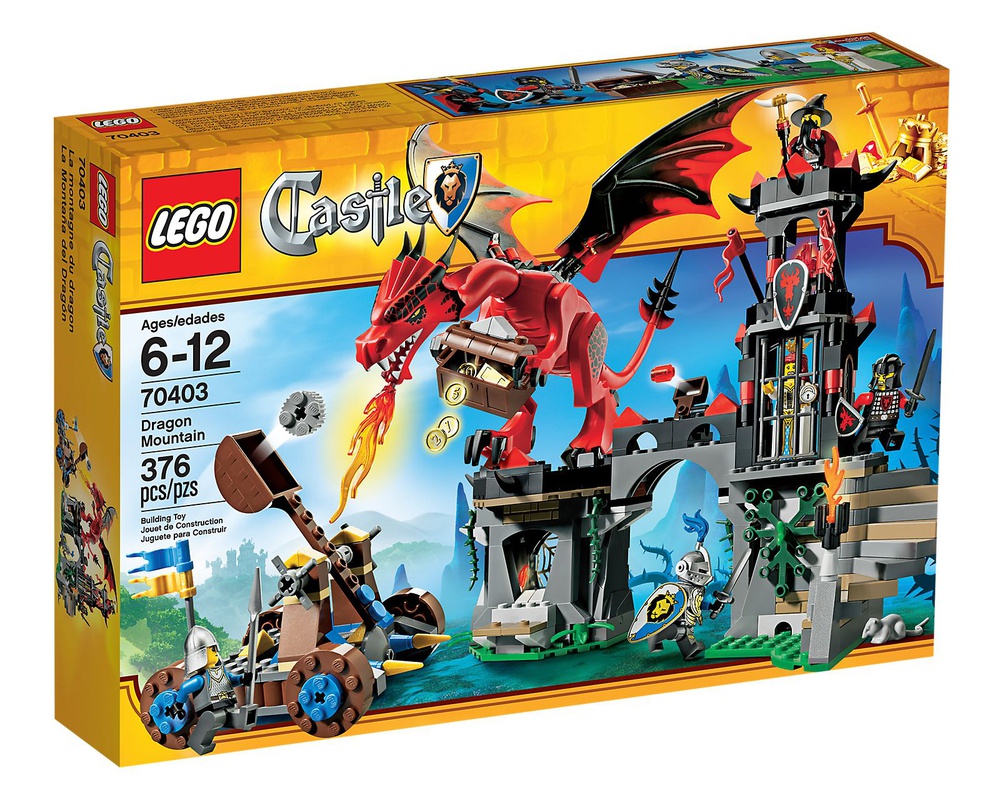 LEGO Set 70403-1 Dragon Mountain (2013 Castle) | Rebrickable - with LEGO