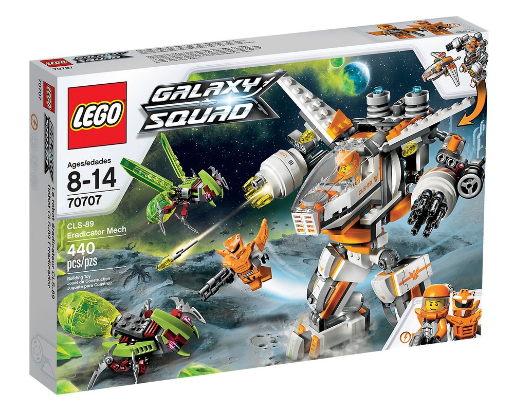 LEGO Set 70707-1 CLS-89 Eradicator Mech (2013 Space > Galaxy Squad