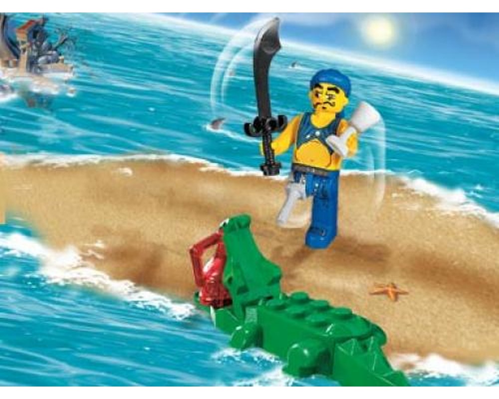 LEGO Set 7080-1 Scurvy Dog and Crocodile (2004 4 Juniors