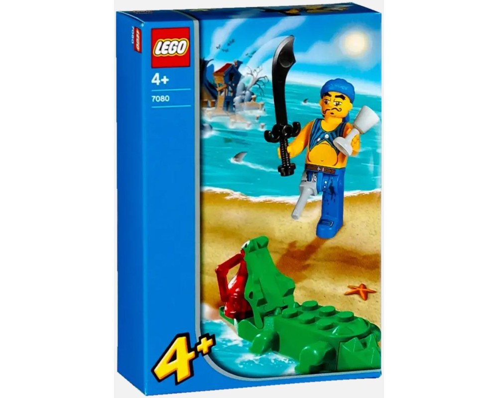 LEGO Set 7080-1 Scurvy Dog and Crocodile (2004 4 Juniors