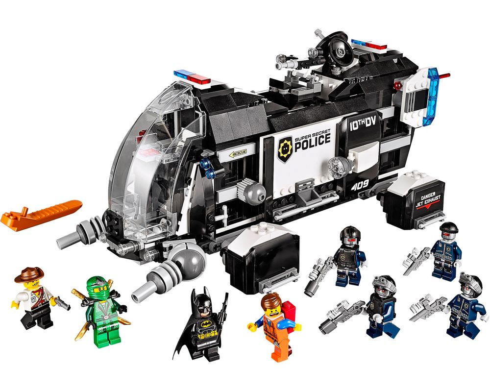 Lego Set 70815-1 Super Secret Police Dropship (2014 The Lego Movie) |  Rebrickable - Build With Lego