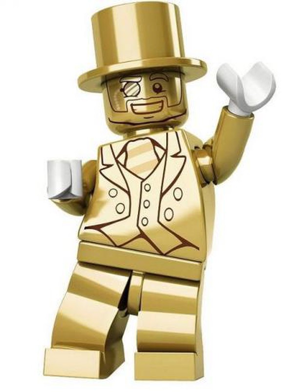 golden lego figure