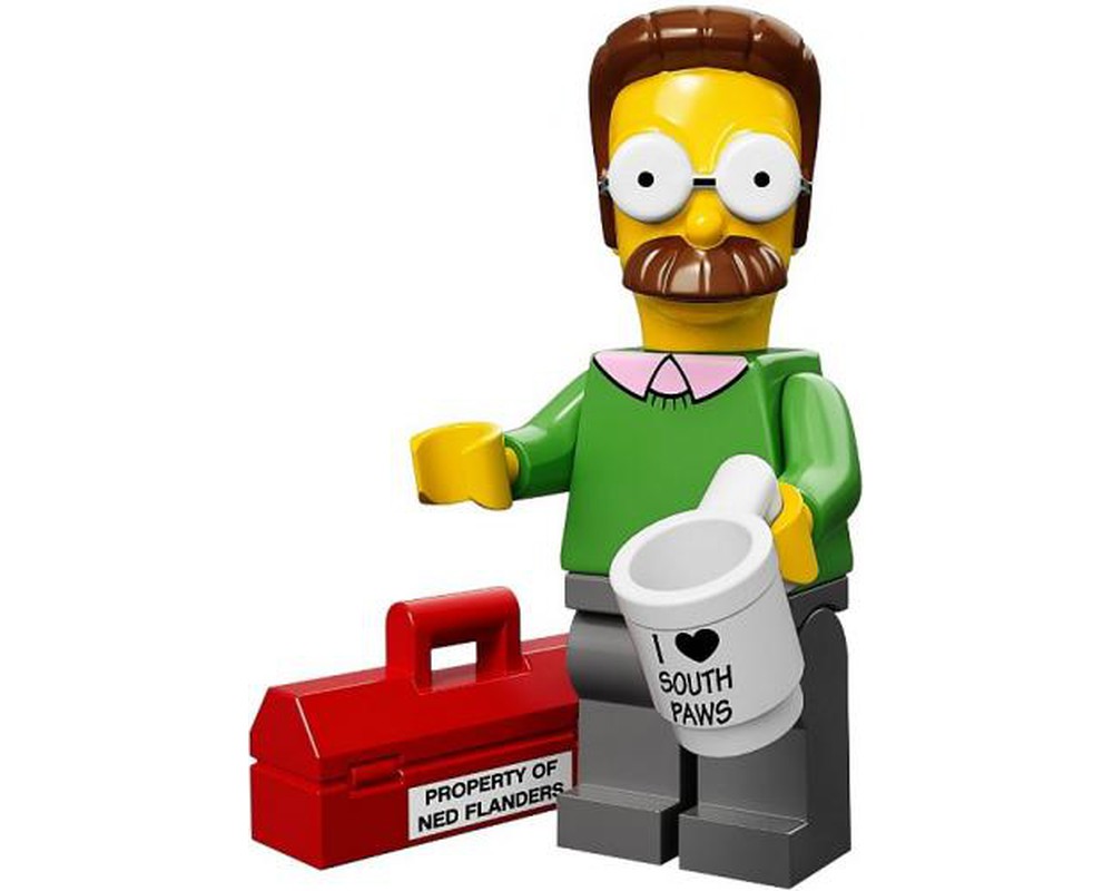 LEGO Set 71005-7 Ned Flanders (2014 Collectible Minifigures > The Simpsons  Series 1) | Rebrickable - Build with LEGO